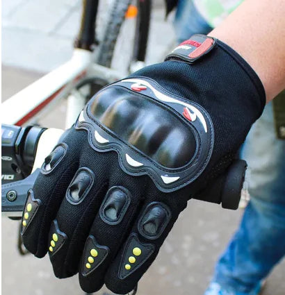 Breathable Closed Finger Racing Gloves for Riders