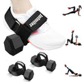 2 Pcs Dumbbell Foot Attachment & Tibialis Trainer Strap for Leg Workouts – Adjustable Ankle Weights Straps for Lifting Hip Flexors Shin Splints Hamstring Curls Leg Extensions Home Gym Equipment