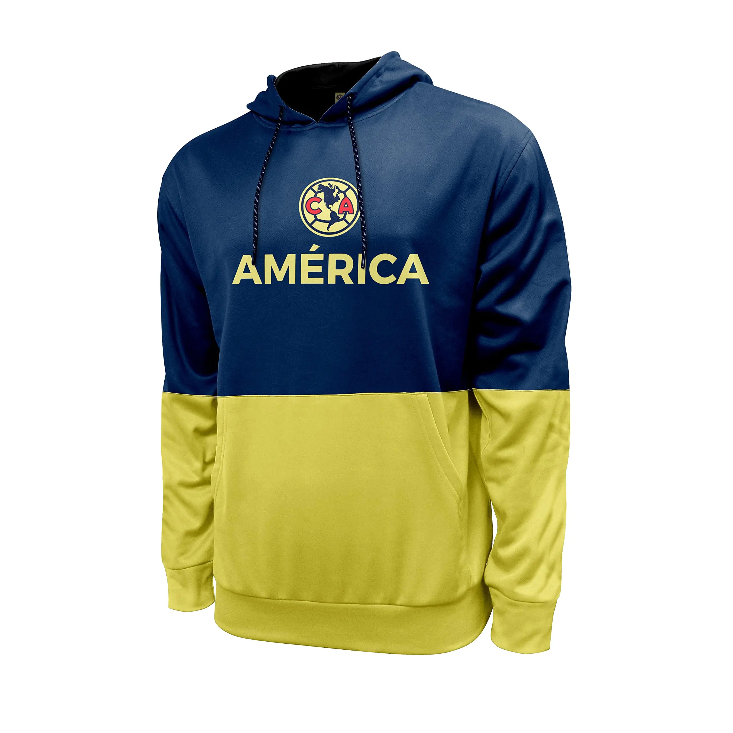 Icon Sports Club America Horizons Pullover Hoodie Navy/Yellow
