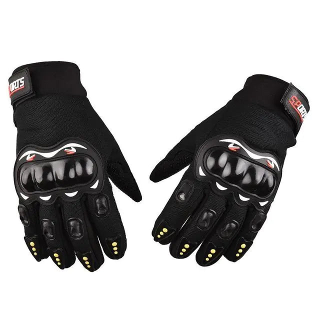 Breathable Closed Finger Racing Gloves for Riders
