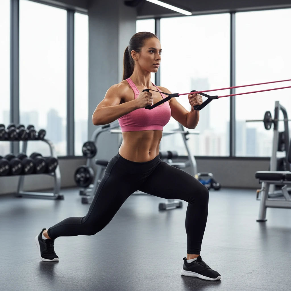 Gym Exercise Handles Replacement Fitness Equipment for Strength Trainer Heavy Duty Cable Machine Handles for Pulleys Gym Equipment Resistance Bands Home Gym Add On Equipment