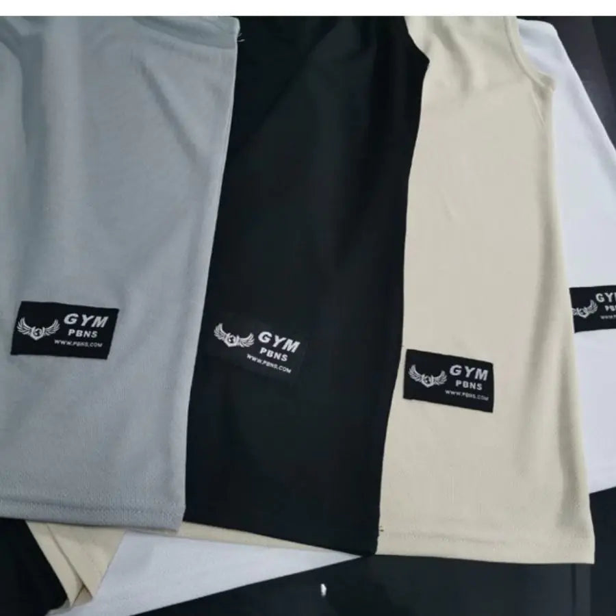 Men's Breathable Quick-Dry Sleeveless Fitness T-shirt