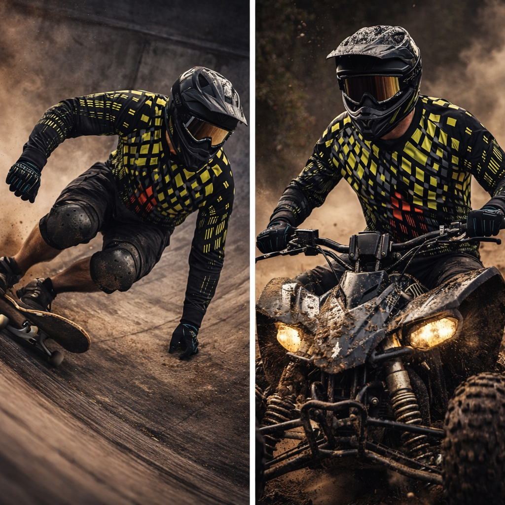 JPOJPO Downhill Cycling Jersey Mens Racing Jersey Long Sleeve MTB Bicycle Clothing Bike Shirt Motorcycle S-4XL