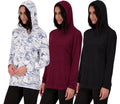 3 Pack: Womens Just My Plus Size Long Sleeve Hoodie Pullover Casual Sweatshirt Fashion Dry Fit Lounge Active Yoga Running Athletic Exercise Gym Workout Outdoor Top Ladies Kangaroo Pocket- Set 2 2X