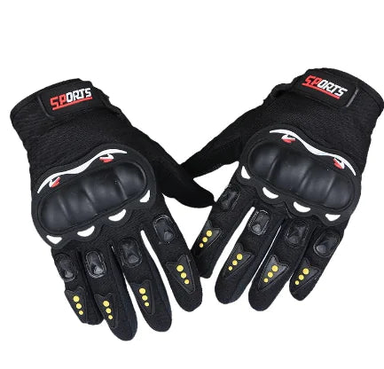 Breathable Closed Finger Racing Gloves for Riders