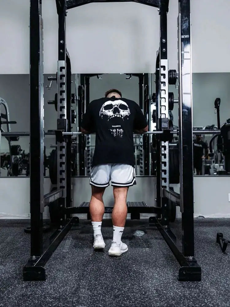 2024 Men's Oversized Cotton Gym Fitness T-shirt