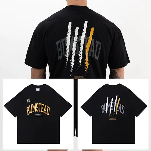 2024 Men's Oversized Cotton Gym Fitness T-shirt